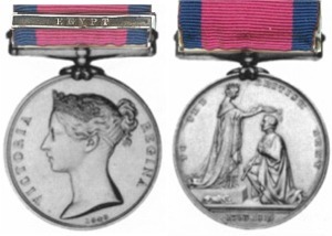 Military General Service Medal with Egypt clasp
