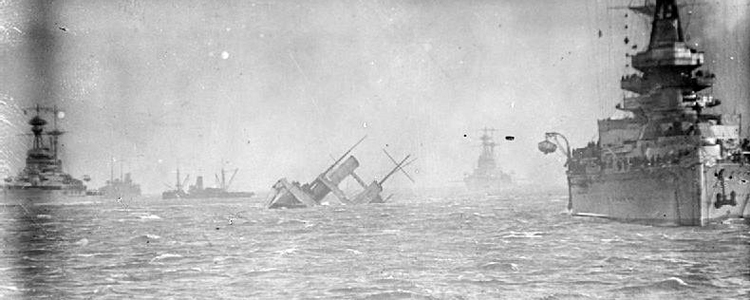 HMS Campania sinking