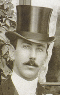 Harry Rodliff at marriage in 1900
